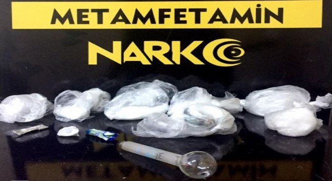 107 gram metanfetamin ele geçirildi