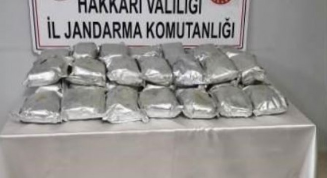 35 kilo eroin ele geçirildi