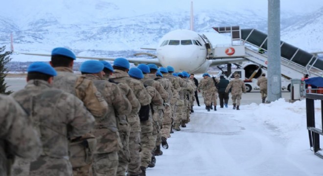 91 komando deprem afet bölgesine uğurlandı