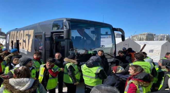 ATAUNİ psikososyal destek ekibi deprem bölgesinde