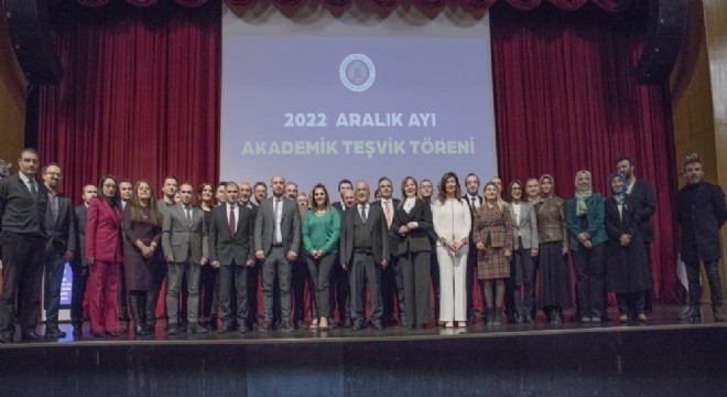 Atatürk Üniversitesi’nde akademik teşvik töreni