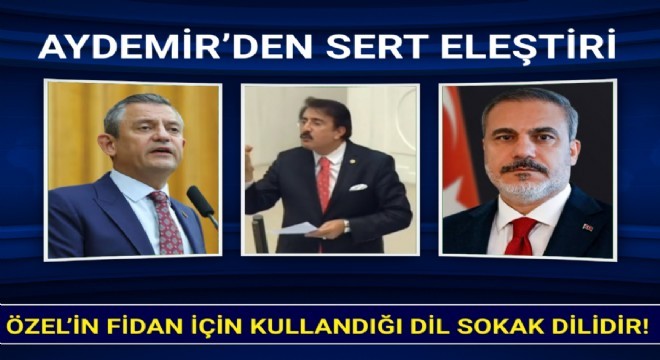 Aydemir: Devlet dili, sokak ağzı değildir