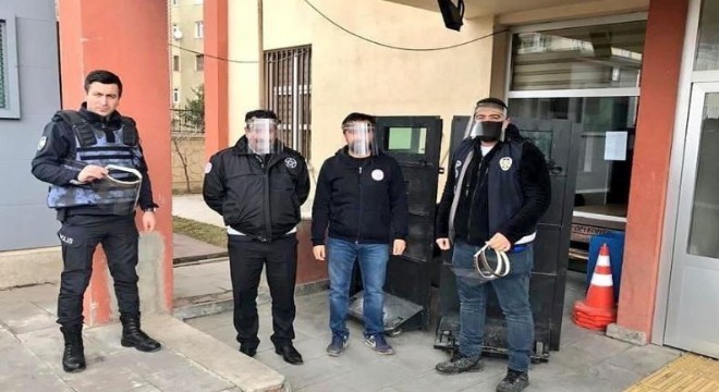 Aziziye GM’den polise emniyete maske desteği