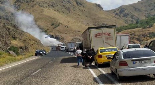 Ağrı yolunda trafik kazası: 1 yaralı