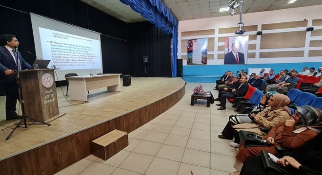 Aşkale de  Din İstismarı ile Mücadele  konferansı