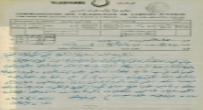 Balkan Cephesi’ne uzanan bir telgraf