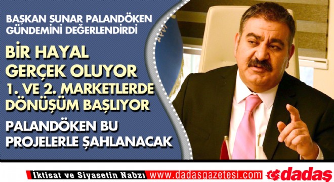 Başkan Sunar Palandöken Gündemini Değerlendirdi