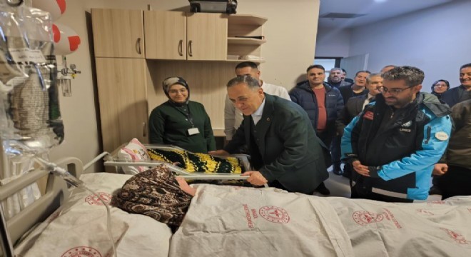 Bingöl’de yeni yılın ilk bebeği  Mihrişah  oldu