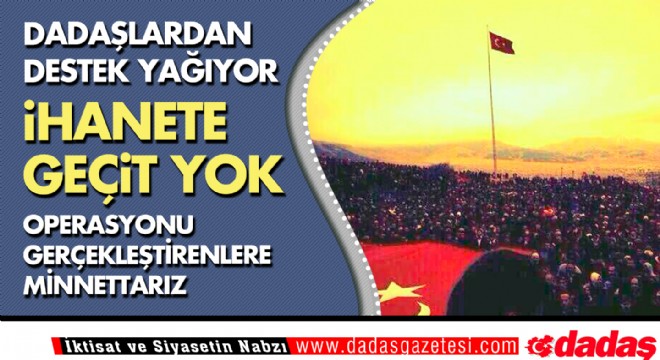 Dadaşlardan destek yağıyor