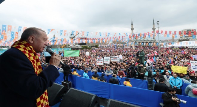 Erdoğan:  Tarihi değiştirecek işler yaptık 