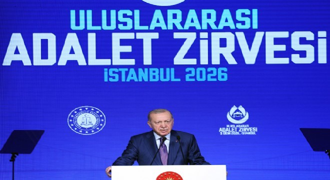Erdoğan Uluslararası Adalet Zirvesi’ne seslendi