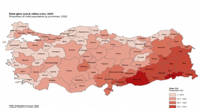 Erzurum çocuk nüfus oranında ortalamaları geçti