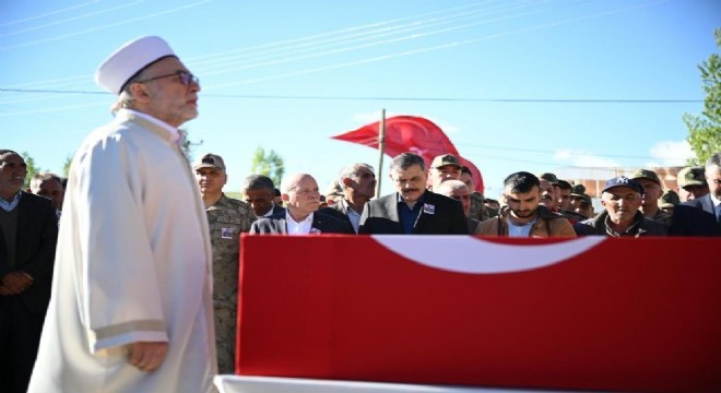 Erzurum şehidini uğurladı