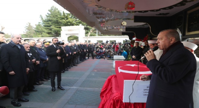 Erzurumlu şehit son yolculuğuna uğurlandı