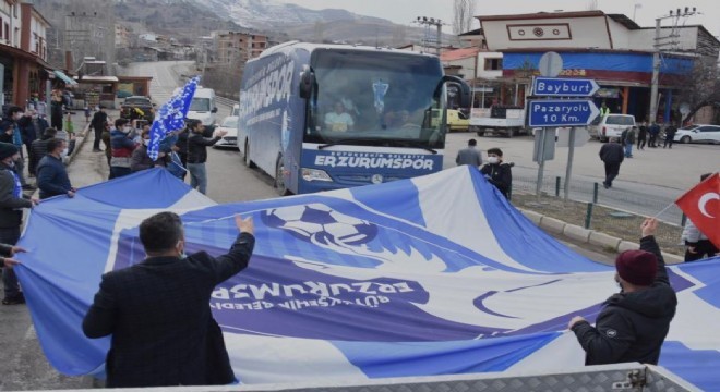 Erzurumspor’a Pazaryolu’nda coşkulu uğurlama