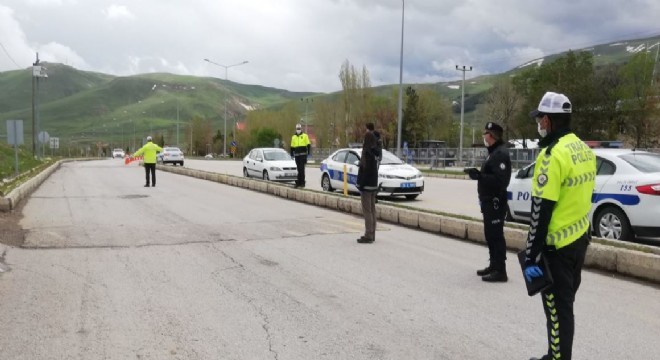 Erzurum’da polisten bayram uygulaması