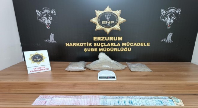 Erzurum’da uyuşturucu operasyonu: 1 tutuklama