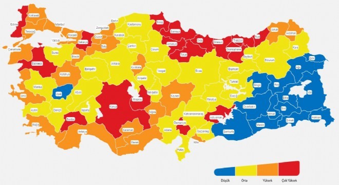 Erzurum’da vaka sayısı arttı !!!