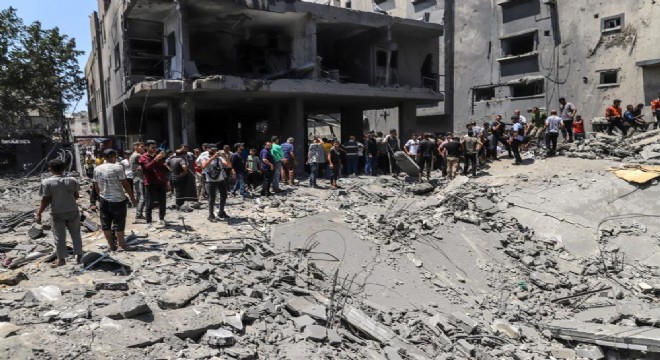 Gazze’de can kaybı 54 bin 981 e yükseldi
