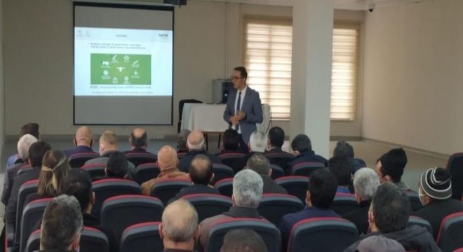 Gür üreticilere TARSİM’i anlattı