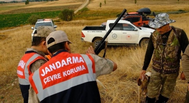 Jandarmadan avcılara yönelik dron ile denetim