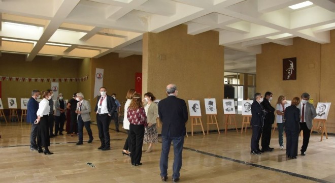 Kadıoğlu’nun eserleri OMÜ’de sergilendi