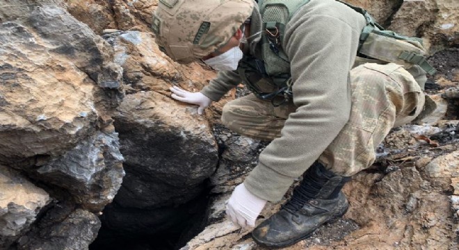 PKK’ya ait 9 sığınak imha edildi