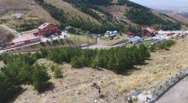 Palandöken’de Zipline mevsimi