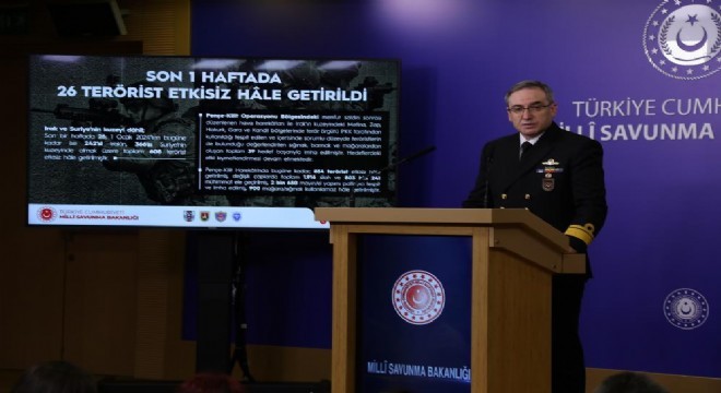 Son bir haftada 26 terörist etkisiz hale getirildi