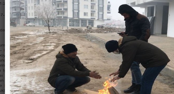 Soğuk havada ekmek mücadelesi