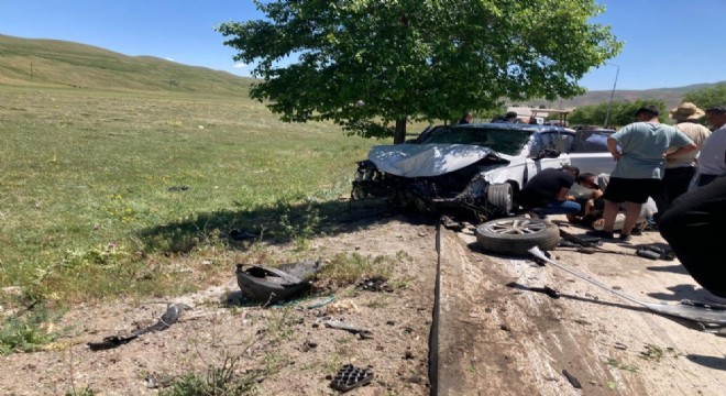 Tekman’da feci kaza: 8 yaralı