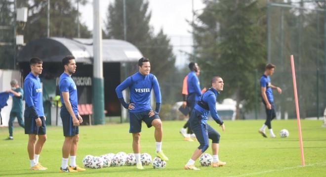 Trabzonspor, Erzurumspor maçı hazırlıklarını sürdürdü