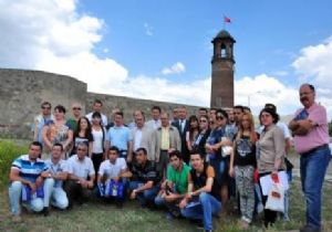 Azerbaycanlı Gazeteciler Erzurum da