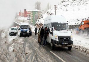 Ulaşıma kar engeli
