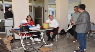 ESKİ personelinden kan bağışı