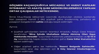 Sahte pasaportlu 2 şüpheli yakalandı