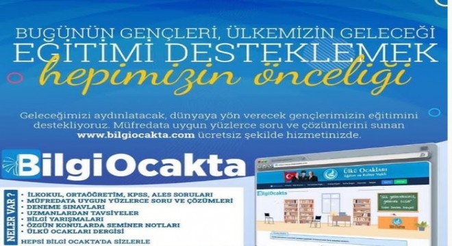 Ülkü Ocakları’ndan Dijital Eğitim Platformu